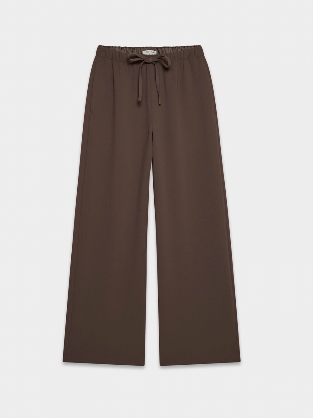 Aritzia The Lodge Pant Crepette Rich Mocha Brown NWOT - XL Tall